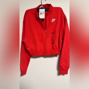 Nike Bright Red Full-Zip Jacket